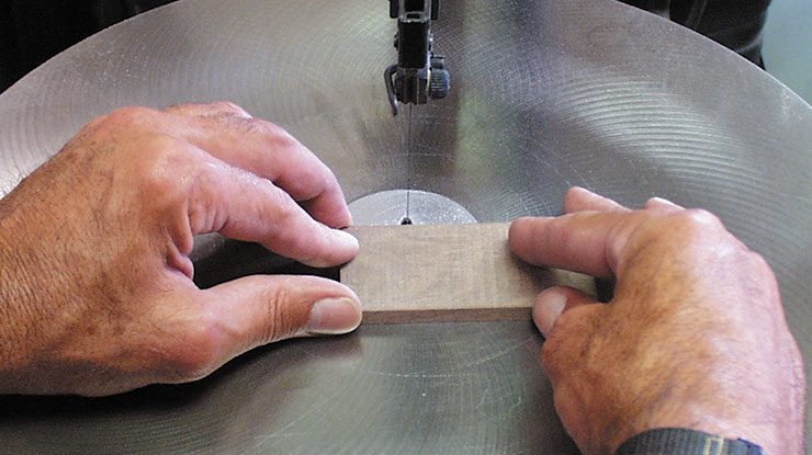 scroll saw safety tip while working with it