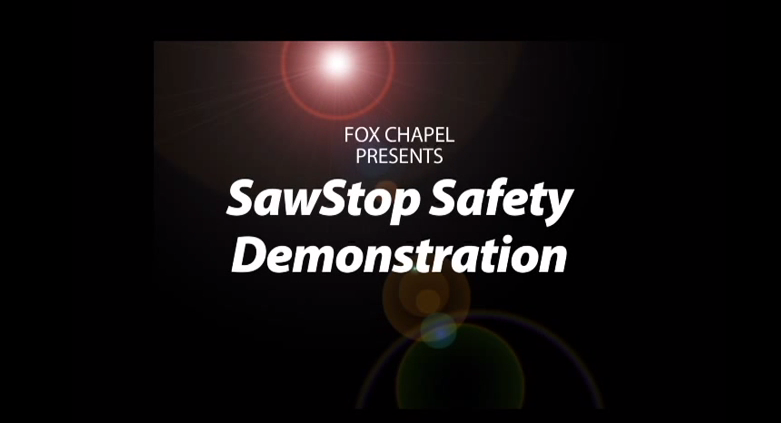 SawStop Safety Demonstration