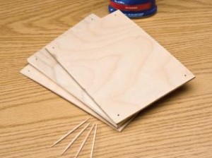 Attaching Blanks with Toothpicks