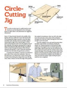 Circle Cutting Jig