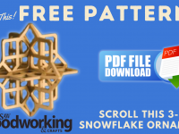 FREE Pattern:  Scroll This 3-D Snowflake Ornament