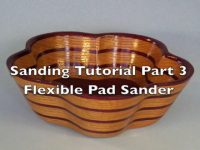 Sanding Scroll Saw Bowls Part 3