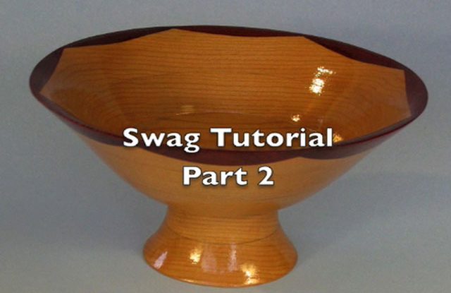 Making a swag bowl on a scroll saw Part 2