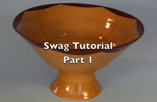 Making a swag bowl on a scroll saw Part 1