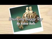 Bouncing Buggy Toy – Finished Woodworking Project in Action