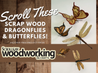 Scrap Wood Butterflies and Dragonflies