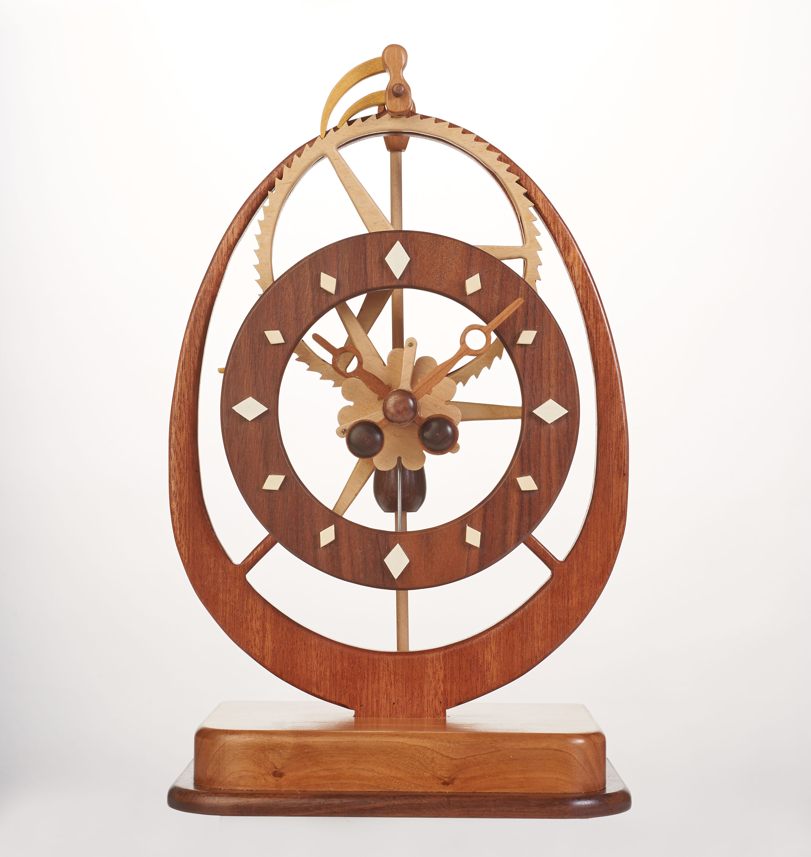 Electromagnetic Gear Clock - Scroll Saw Woodworking & Crafts
