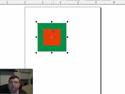 Positioning objects on the screen in Corel Draw