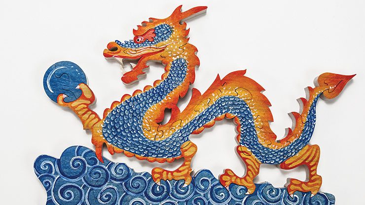 Painting a Chinese Dragon Puzzle