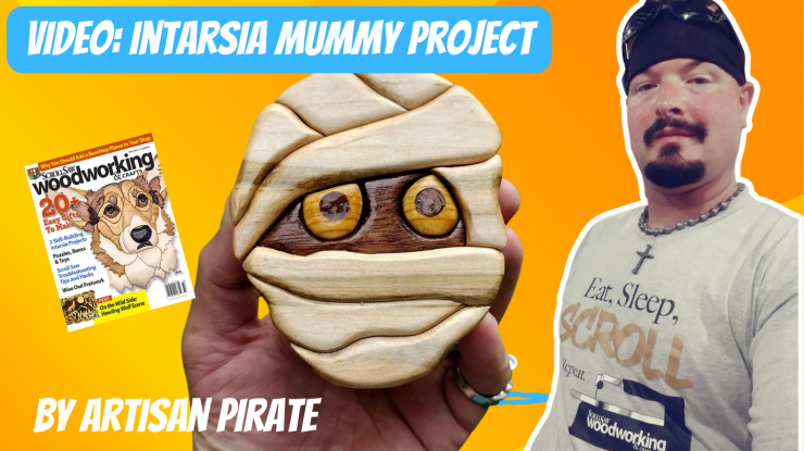 VIDEO: Artisan Pirate Creates the Scrap Wood Intarsia Mummy