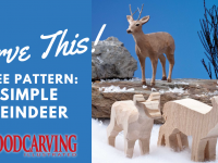 Hand Carving a Simple Reindeer