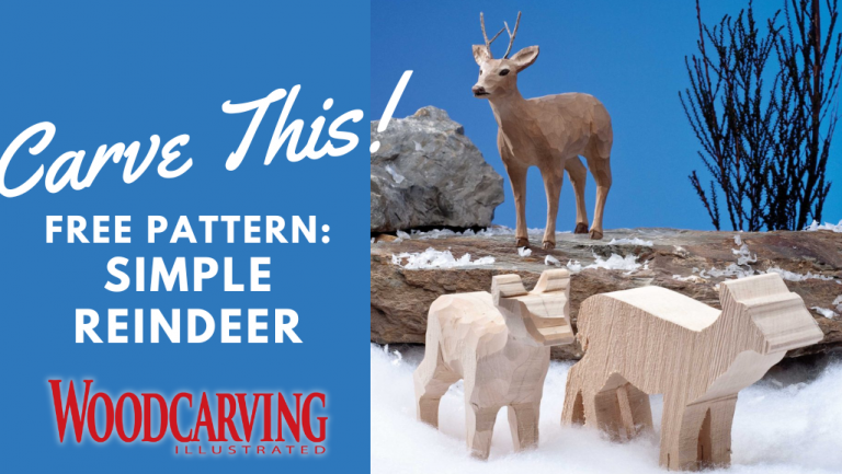 Hand Carving a Simple Reindeer