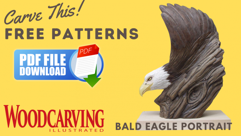 FREE Pattern: Carve This Bald Eagle Portrait