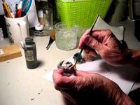Painting a Carved Golf Ball Part 1