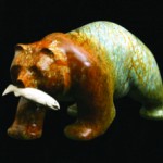 soapstone - Grizzly Bear with Fish