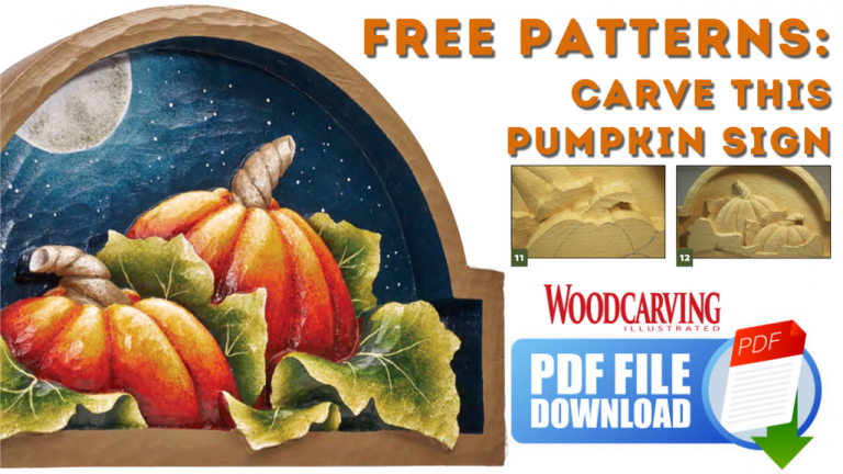 Carving a Pumpkin Sign