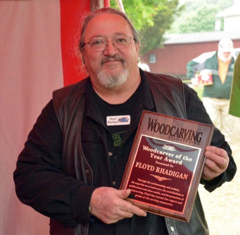 Floyd Rhadigan Named WCI Woodcarver of the Year