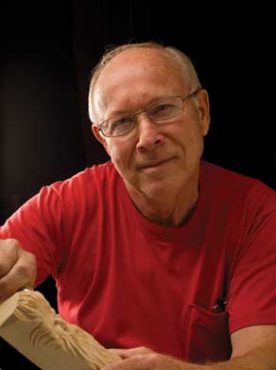 Harold Enlow is the 2001 Woodcarver of the Year