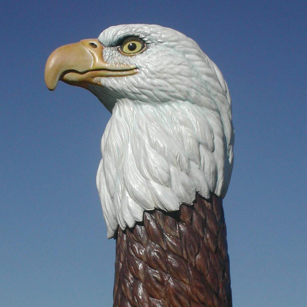 Realistic Eagle Bust