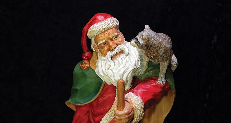 Realistic Santa Carvings