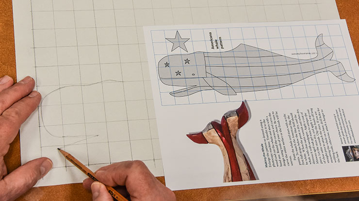 How to transfer a pattern from paper to wood for wood carving