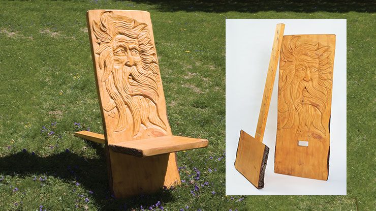 Carved Garden Chair Project