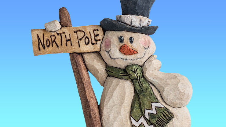 North Pole Snowman