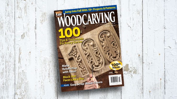 Woodcarving Illustrated Fall 2022, Issue #100