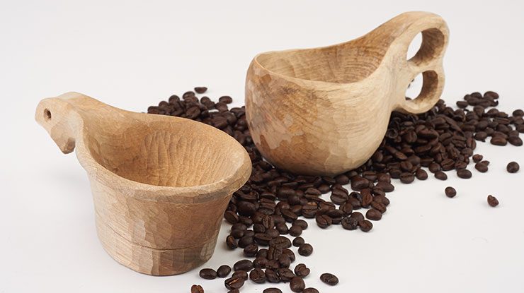 Hand-Hewn Wooden Cup