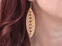 Chip Carved Earrings